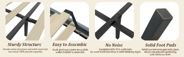 English Elm King LED Upholstered Bed Frame with Storage Headboard, 2 Drawers, Fast Charging Ports & Mood Lights W1550P190366