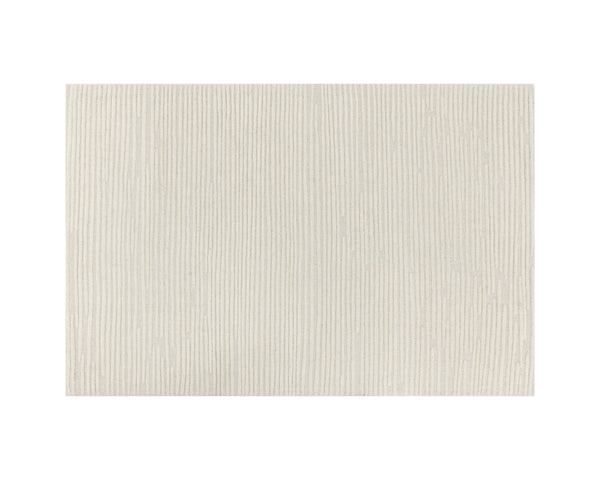 Sunpan Deva Hand-Woven Wool Rug - Artisan Crafted in Elegant Ivory and Beige, Unique Texture & Softness Ivory
