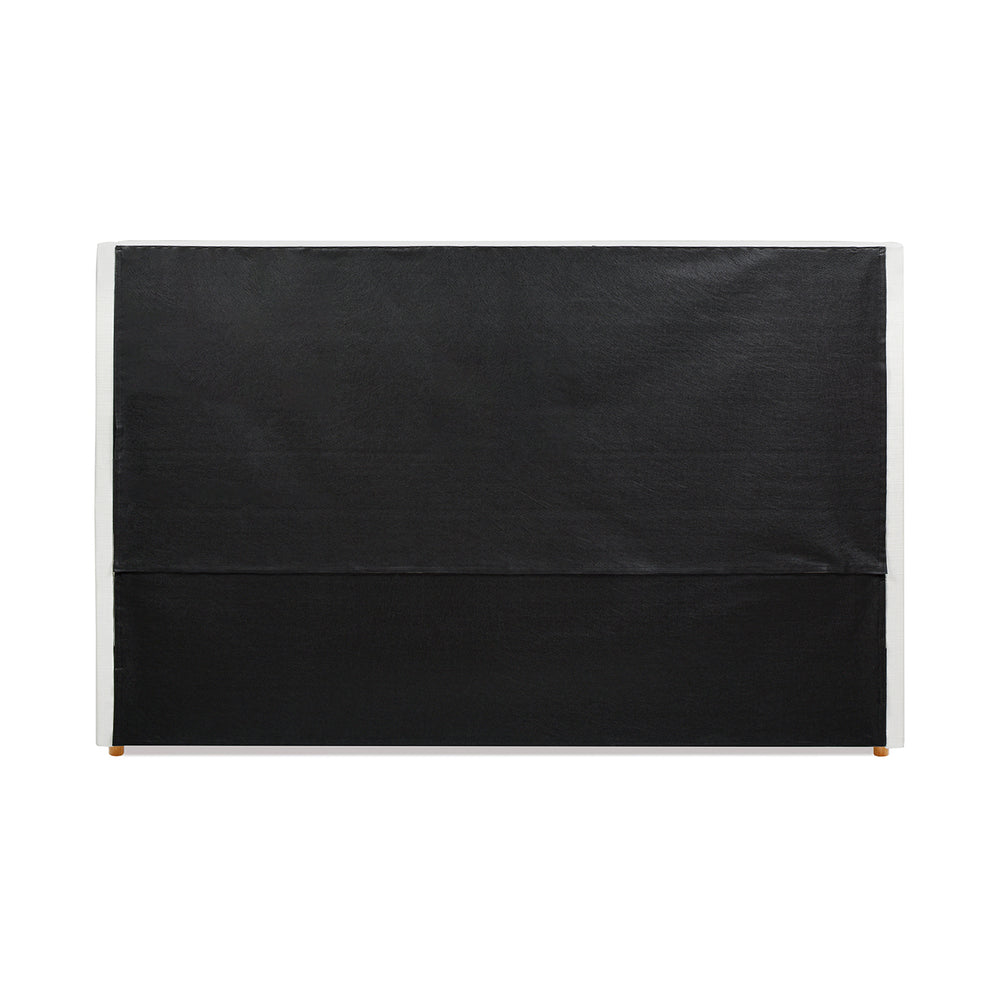 English Elm Jennifer Taylor Home - Miramar King Upholstered Cushion-Back Platform Bed Frame In Antique White For Coastal Elegance B2719P238242