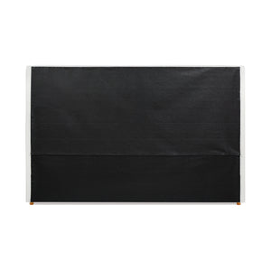 English Elm Jennifer Taylor Home - Miramar King Upholstered Cushion-Back Platform Bed Frame In Antique White For Coastal Elegance B2719P238242