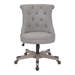 OSP Home Furnishings Hannah Tufted Office Chair Fog