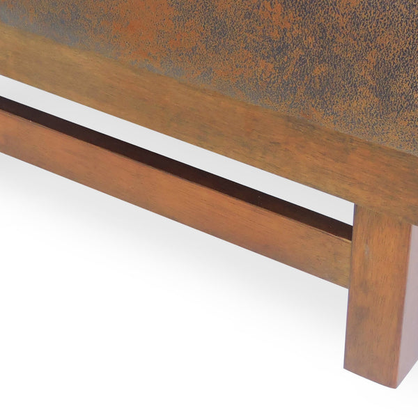 English Elm Christopher Knight Home® - OTTOMAN Modern Microfiber Upholstered Cocktail Bench with Plush Cushion Top for Seating & Décor Brown 62411.00BRN