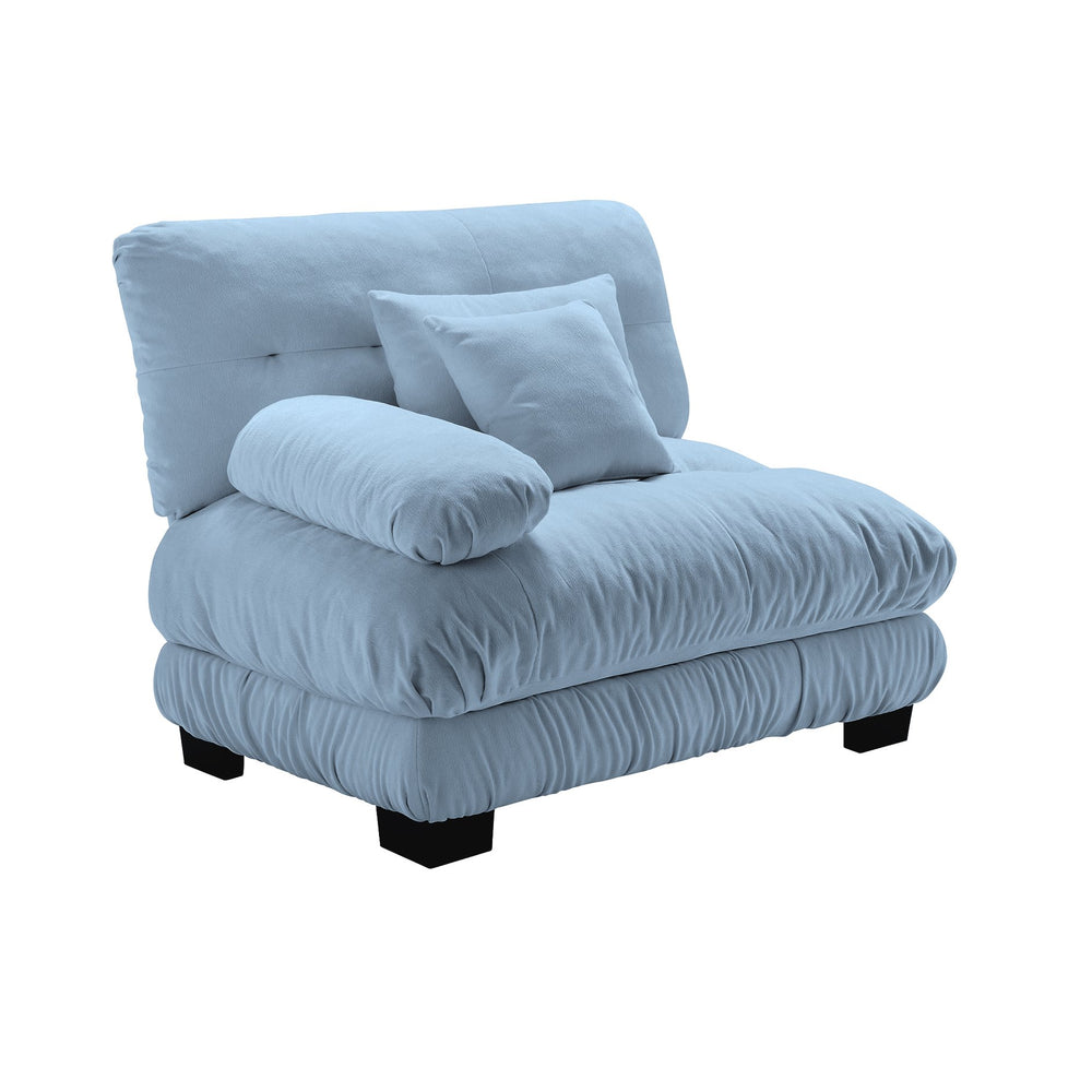 English Elm Pariss Modular Left Sectional Sofa in Breathable Chenille with Thick Foam Cushions W714P284884