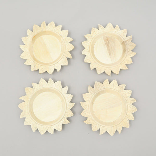 English Elm Handcrafted 13" Wooden Charger Plate - Rustic Eco-Friendly Tableware For Elegant Dining Experiences B346P321279