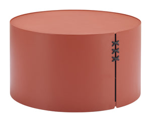 Zuo Modern Bayu Side Table - Modern Aluminum Design With Natural Elements For Versatile Home Or Hospitality Decor Brown Aluminum 704072-zuo-modern