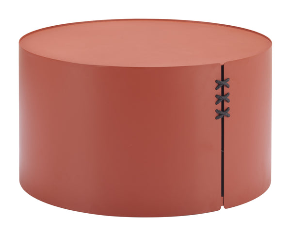 Zuo Modern Bayu Side Table - Modern Aluminum Design With Natural Elements For Versatile Home Or Hospitality Decor Brown Aluminum 704072-zuo-modern