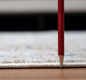 English Elm Noble Elegant Beige Ivory Area Rug 7'10" X 10'3" - Soft, Durable, Pet & Kid-Friendly Design B186P181084