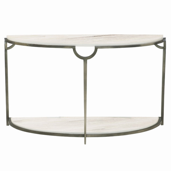 Bernhardt Morello Demilune Metal Console Table 469913