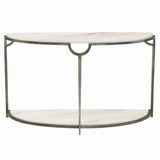 Bernhardt Morello Demilune Metal Console Table 469913