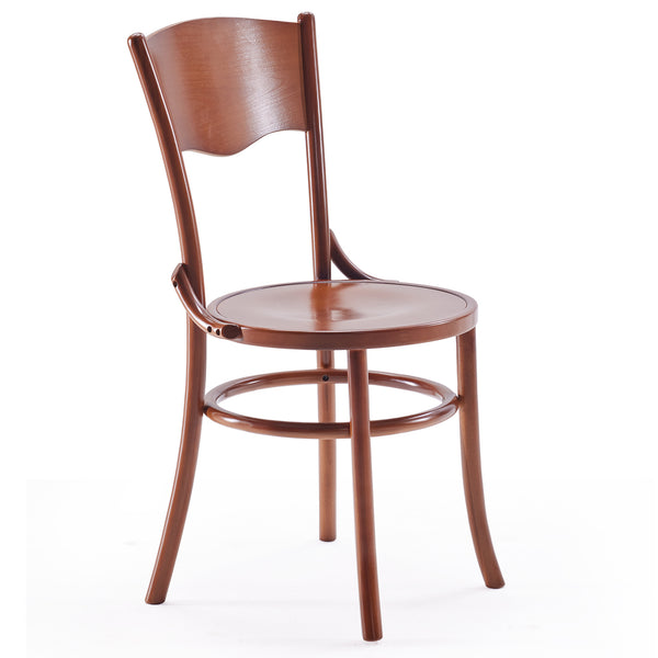 English Elm Solid Solid Wood Dining Chairs Set of 2 Rustic Farmhouse Mid Century Kitchen Seating, Fully Assembled Dark Walnut T3623P408536