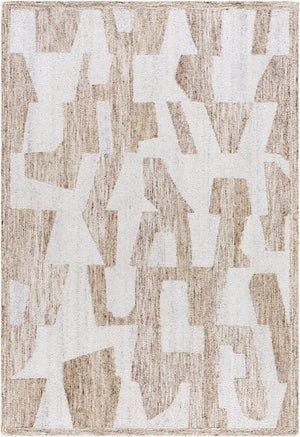 Livabliss Andes Hand-tufted Polyester Accent Rug Artisan Crafted Plush Pile for Entryways Beige, Ivory 9' x 12' AED2302-912