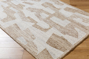 Livabliss Andes Hand-tufted Polyester Accent Rug Artisan Crafted Plush Pile for Entryways Beige, Ivory 9' x 12' AED2302-912