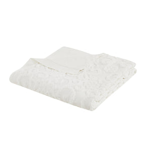 English Elm Duvet Suzanna Tufted Medallion Full/Queen Duvet Cover Set 100% Cotton OEKO-TEX Certified Comfort Ivory 17.32 L x 15.35 W x 6.69 H B03595773