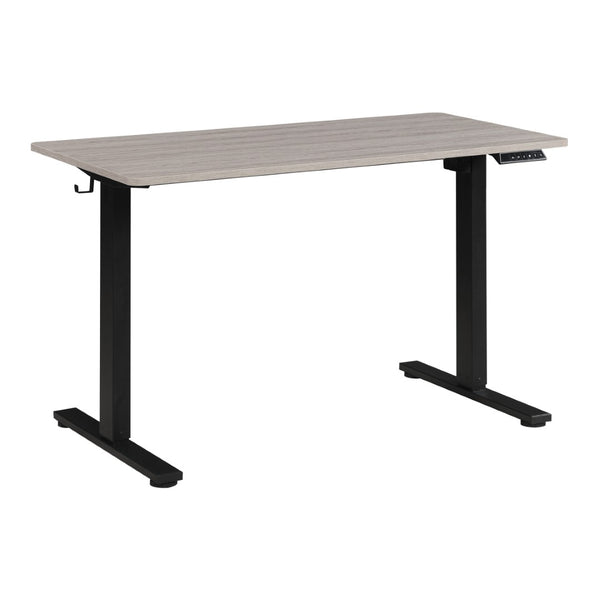 OSP Home Furnishings Primo Electric Sit Stand Desk with Programmable Height Memory for Modern Home Offices PMO4823B-LG