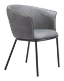 Garston Dining Chair Gray 110175 Zuo Modern