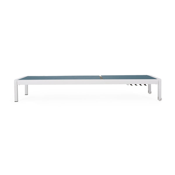English Elm Christopher Knight Home® - Cape Coral Chaise Lounge - Adjustable Outdoor Lounger With Wheels, Breathable Mesh, And Durability 57592.00BLUMP2