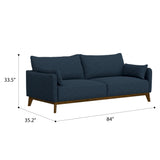 English Elm Wallace & Bay - Wallace & Bay  Varia Blue Sofa