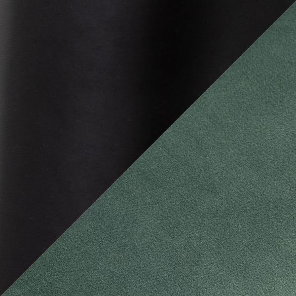 English Elm Dining Chairs Set of 2 Green Velvet Upholstered Seats with Tapered Black Metal Frame B202P471288