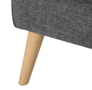 English Elm Christopher Knight Home® - LOVESEAT Elegant Two-Seater with Button-Tufting and Rolled Arms, 100% Polyester Fabric Comfort Gray 61035.00GRY