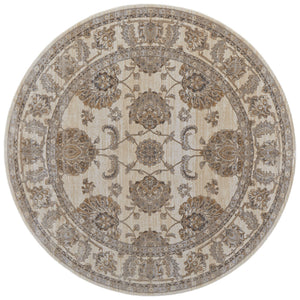 Feizy Rugs Celene Vintage-inspired Floral Rug - Elegant Neutral Palette, Power Loomed For Timeless Style Tan,Ivory,Brown Viscose,Polyester Cel39kzfbgegryn97
