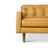 English Elm Ashcroft Furniture - Braxton Tan Leather Sofa