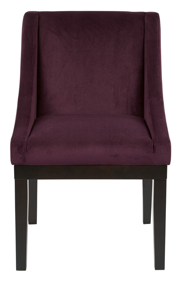 OSP Home Furnishings Monarch Dining Chair Port Velvet