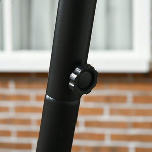 English Elm Outsunny Stylish Hammock Chair With Stand – Boho-Inspired Lounge With Headrest & Side Pocket, Dark Gray W2225P174051-GIGA