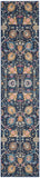 Nourison Passion PSN01 Machine Made Power-loomed No Border Indoor Only Bohemian Transitional Rug Navy, Navy 100% Polypropylene 99446809100