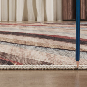 English Elm Jewel Toned Geometric Area Rug Low Pile Multi Color Living Room Floor Accent B186P428919