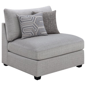 English Elm Lafayette Modular Sectional Sofa Six Piece Feather Down Cushions Contemporary Living Room B062S01447