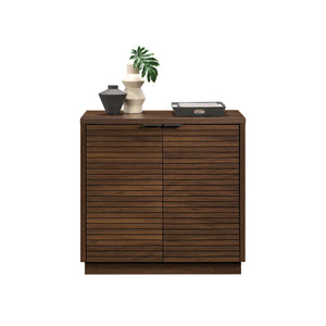 English Elm Library Base - Versatile Brown Finish With Hidden Storage & Adjustable Shelf For Organized Spaces B356P402666