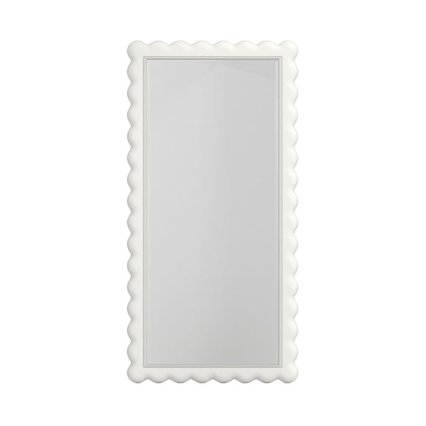 A.R.T. Furniture Haven Full-Length Mirror with Scalloped Frame - Enchanting Cottage Charm for Any Space 339129-2367