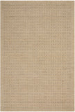 Nourison Perris PERR1 Handmade Woven No Border Indoor Only Contemporary  Rug Taupe, Taupe 100% Wool 99446223951