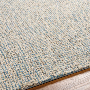 Surya Aiden Handmade 2' X 3' Wool Rug – Modern, Durable, And Stylish Area Rug For Living Room Or Bedroom Blue Wool Aen1001-23