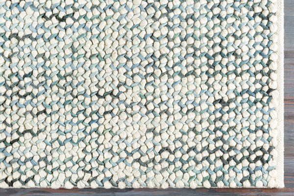 Avera AER-1001 5' x 7'6" Handmade Rug AER1001-576  Dark Blue, Black, Pale Blue, Cream Surya