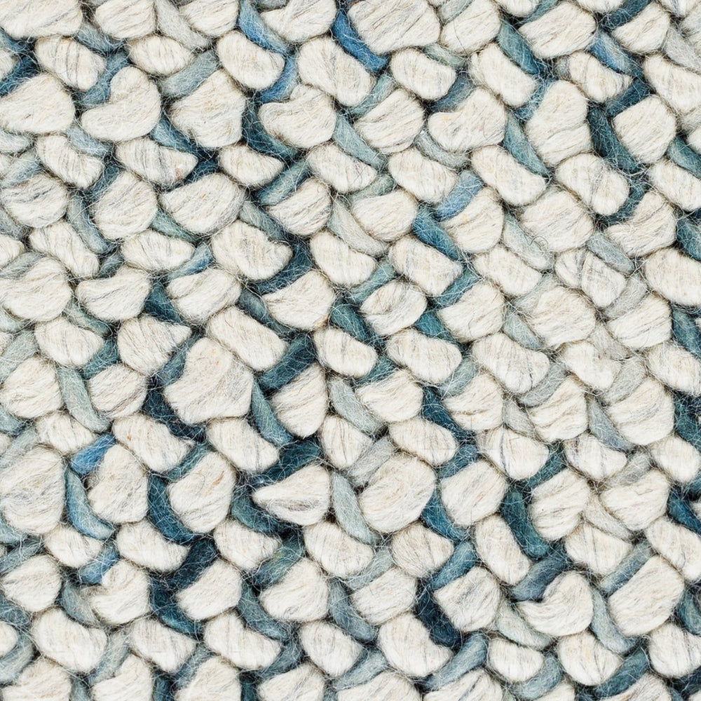 Surya Avera 2' X 3' Handmade Scandinavian Modern Rug - Luxurious Viscose And Wool Blend, Easy Care! Beige Wool,Viscose Aer1001-23