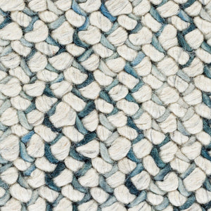 Surya Avera 2' X 3' Handmade Scandinavian Modern Rug - Luxurious Viscose And Wool Blend, Easy Care! Beige Wool,Viscose Aer1001-23