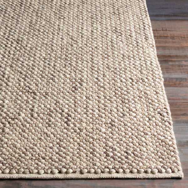 Avera AER-1002 5' x 7'6" Handmade Rug AER1002-576  Taupe, Ivory Surya