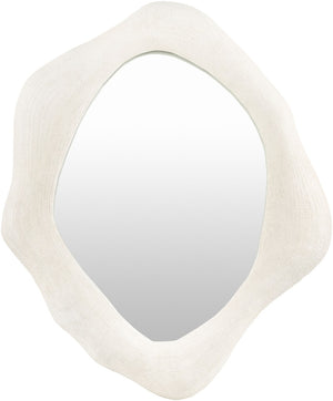 Surya Aerin Large Coastal Traditional Wall Mirror with Indonesian Craft and Light Enhancing Design AERI001-5048