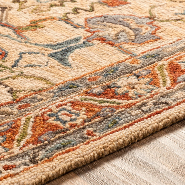 Surya Artemis Handmade 2' X 3' Wool Rug - Timeless Elegance, Low Pile Comfort, Perfect For Any Space! Rust Wool Aes2302-23