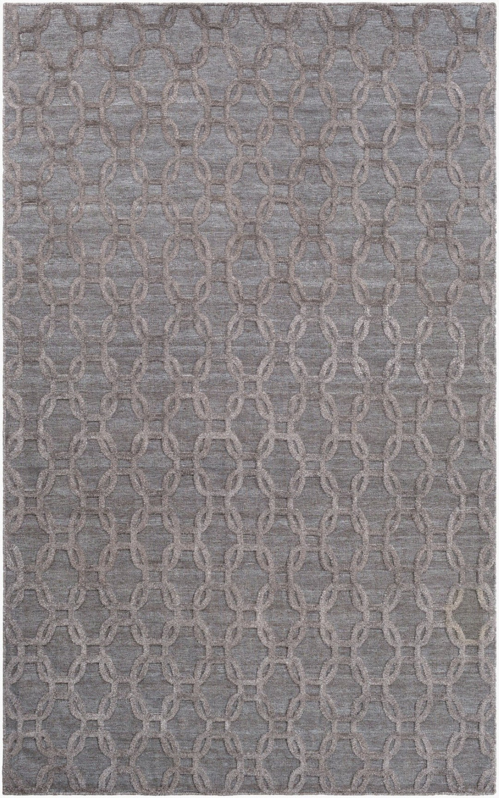 Surya Arete Hand Knotted Geometric Area Rug Viscose Blend Low Pile Entryway Accent AET1002-23