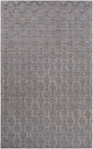 Surya Arete Hand Knotted Geometric Area Rug Viscose Blend Low Pile Entryway Accent AET1002-23