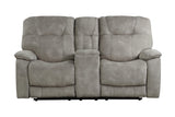 Parker House Parker Living Cooper - Shadow Natural Reclining Console Loveseat Shadow Natural 100% Polyester (S) MCOO#822C-SNA