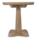 Vineyard Row Round Pedestal End Table Light Wood 6952-80216-80 Hooker Furniture