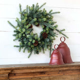 Blue Spruce Wreath with LED Lights, Large XPW81010 Park Hill