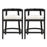 Christopher Knight Home® - Noble House - Rubberwood Counter Stool (Set Of 2)