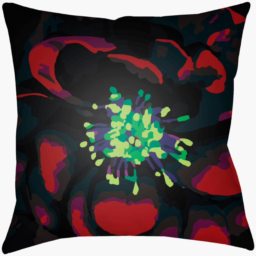 Livabliss Abstract Floral Woven Polyester Accent Pillow for Modern Eclectic Living Rooms AF009-2020