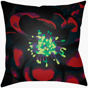 Livabliss Abstract Floral Woven Polyester Accent Pillow for Modern Eclectic Living Rooms AF009-2020