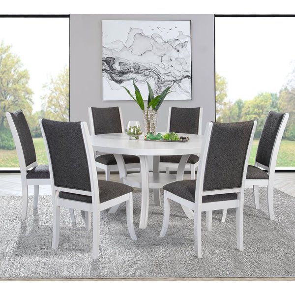 English Elm Tyler Washed Taupe 5-Drawer Chest of Drawers, Engineered Wood Storage with Soft Oak Grain & Black Accents B062P378453