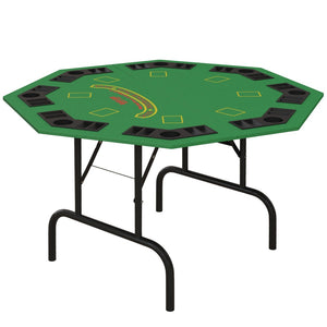 English Elm Soozier Foldable 47" Octagon Poker Table For 8 Players - Casino-Style Game Night With Cup Holders & Chip Trays W2225P217198-GIGA